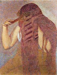 Henri Edmond Cross The Head of Hair Spain oil painting art